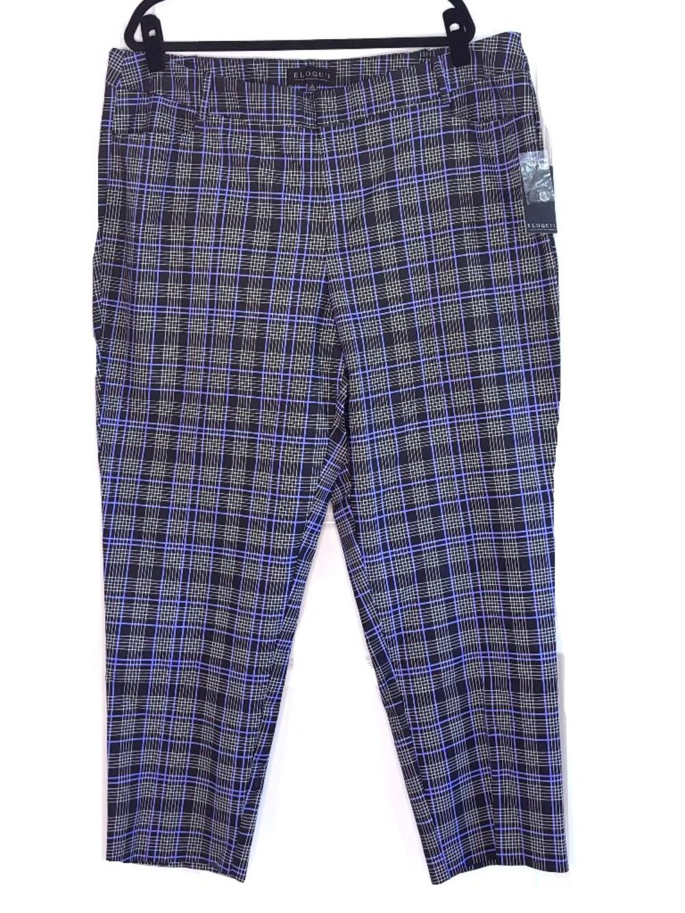 ELOQUII, SIZE, 20 PLAID DRESS PANTS